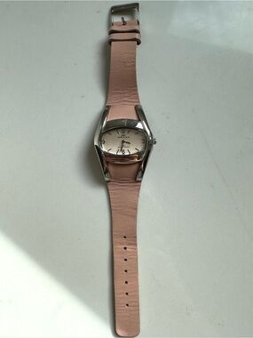Anne Klein Women’s Pink Leather Strap Quartz Watch 10/5797PL